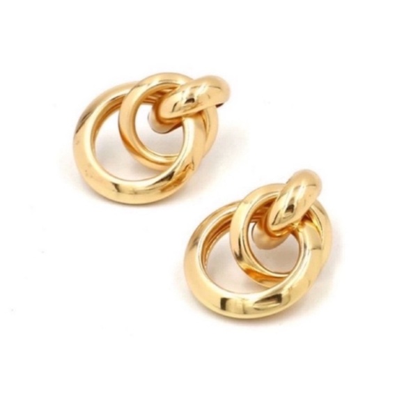 Anthropologie Jewelry - New! Anthropologie Viv Doorknocker Gold Earrings NWOT